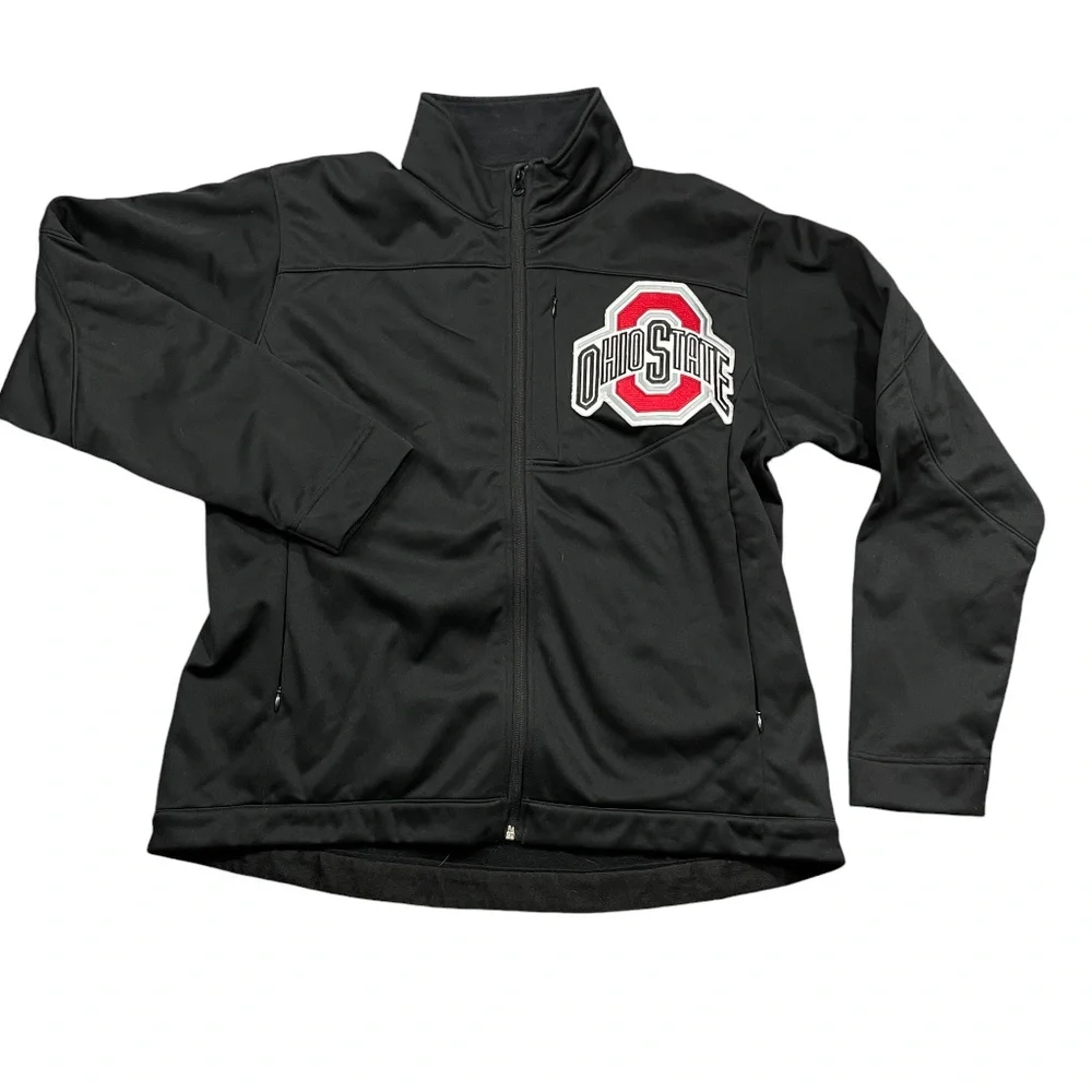 The Ohio State‎ University XL (see measurements) Black Full Zip Long Sleeve